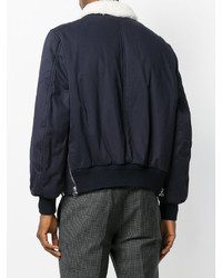 Мужской темно-синий бомбер от Joseph