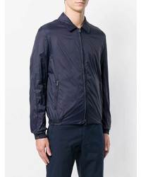 Мужской темно-синий бомбер от Corneliani