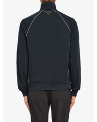 Мужской темно-синий бомбер от Prada