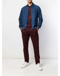 Мужской темно-синий бомбер от Herno