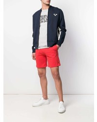 Мужской темно-синий бомбер от Ron Dorff