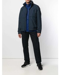 Мужской темно-синий бомбер от Woolrich