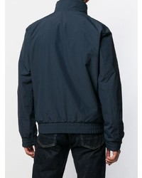 Мужской темно-синий бомбер от Woolrich