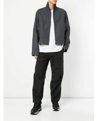 Мужской темно-синий бомбер от Kiko Kostadinov