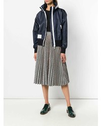 Женский темно-синий бомбер от Thom Browne