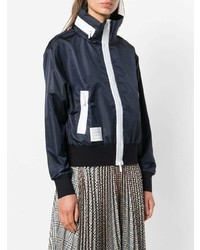Женский темно-синий бомбер от Thom Browne