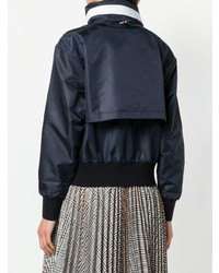 Женский темно-синий бомбер от Thom Browne