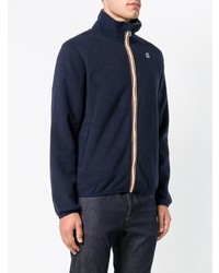 Мужской темно-синий бомбер от K-Way