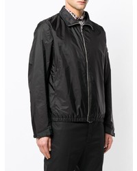 Мужской темно-синий бомбер от Prada