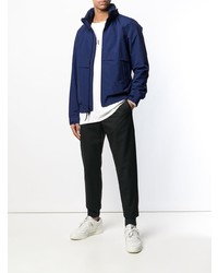 Мужской темно-синий бомбер от Woolrich