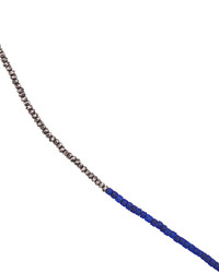 Мужской темно-синий браслет из бисера от M. Cohen