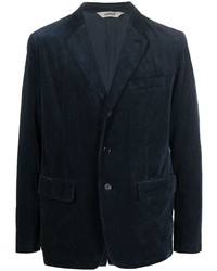 Мужской темно-синий вельветовый пиджак от Aspesi