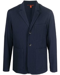 Мужской темно-синий вельветовый пиджак от Barena