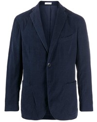 Мужской темно-синий вельветовый пиджак от Boglioli