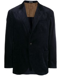 Мужской темно-синий вельветовый пиджак от Brunello Cucinelli