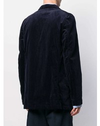 Мужской темно-синий вельветовый пиджак от Comme Des Garcons SHIRT