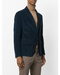 Мужской темно-синий вельветовый пиджак от Weber + Weber
