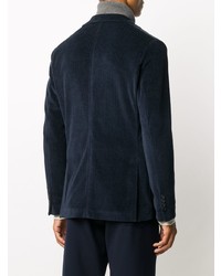 Мужской темно-синий вельветовый пиджак от Circolo 1901