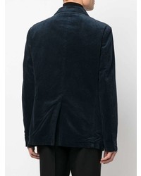 Мужской темно-синий вельветовый пиджак от Aspesi