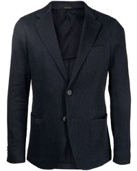 Мужской темно-синий вельветовый пиджак от Giorgio Armani