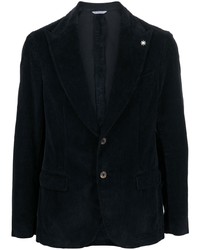 Мужской темно-синий вельветовый пиджак от Manuel Ritz