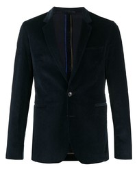 Мужской темно-синий вельветовый пиджак от PS Paul Smith