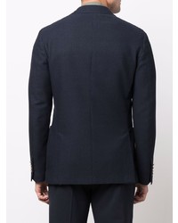 Мужской темно-синий вельветовый пиджак от Lardini