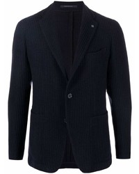 Мужской темно-синий вельветовый пиджак от Tagliatore