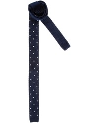 Мужской темно-синий вязаный галстук от Asos