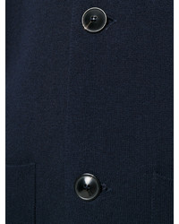 Мужской темно-синий вязаный кардиган от Roberto Collina