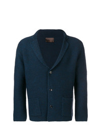 Мужской темно-синий вязаный пиджак от Altea