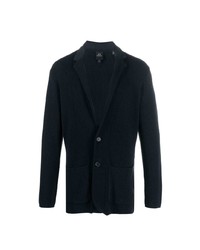 Мужской темно-синий вязаный пиджак от Armani Exchange