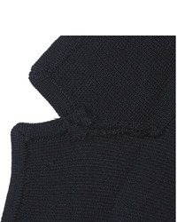 Мужской темно-синий вязаный пиджак от Sunspel