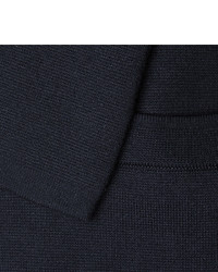 Мужской темно-синий вязаный пиджак от Sunspel