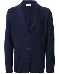 Мужской темно-синий вязаный пиджак от Closed