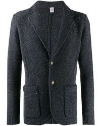 Мужской темно-синий вязаный пиджак от Eleventy