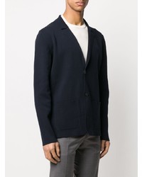 Мужской темно-синий вязаный пиджак от Roberto Collina