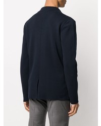 Мужской темно-синий вязаный пиджак от Roberto Collina