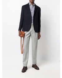 Мужской темно-синий вязаный пиджак от Tagliatore