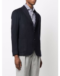 Мужской темно-синий вязаный пиджак от Tagliatore