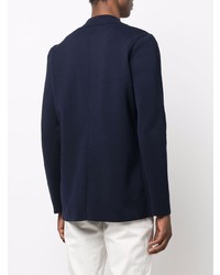 Мужской темно-синий вязаный пиджак от Eleventy