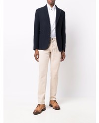 Мужской темно-синий вязаный пиджак от Tagliatore