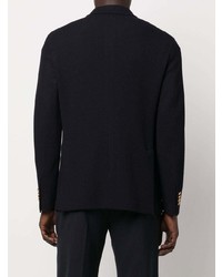 Мужской темно-синий вязаный пиджак от Tagliatore