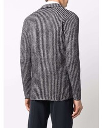 Мужской темно-синий вязаный пиджак от Manuel Ritz