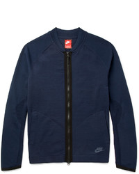 Мужской темно-синий вязаный свитер на молнии от Nike
