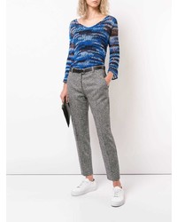 Женский темно-синий вязаный свитер от The Elder Statesman