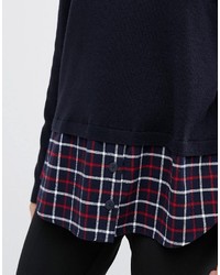 Женский темно-синий вязаный свитер от Whistles