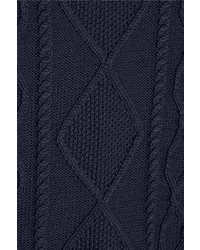 Женский темно-синий вязаный свитер от Richard Nicoll