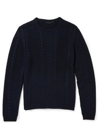 Мужской темно-синий вязаный свитер от Gucci
