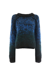 Женский темно-синий вязаный свитер от Ilaria Nistri